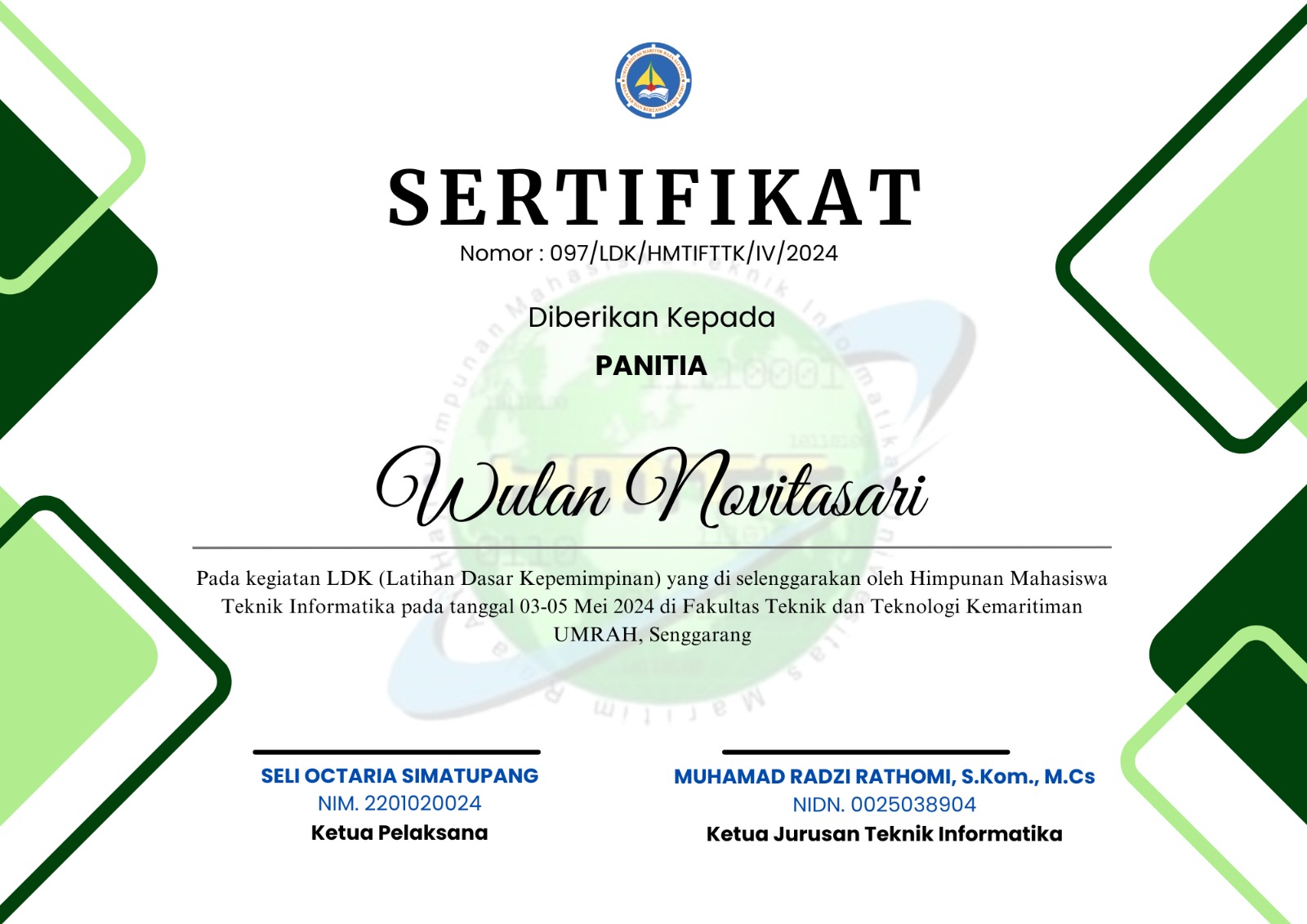 Panitia LDK HMTI